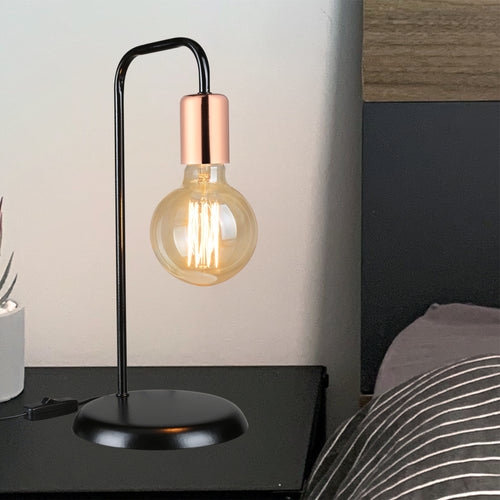 Lámpara de mesa Lancaster E27 metal en varios colores [lux.pro] - premiumXL