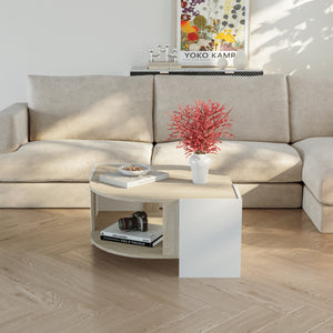 Mesa de centro Klipsari 75x75x40 cm [en.casa]