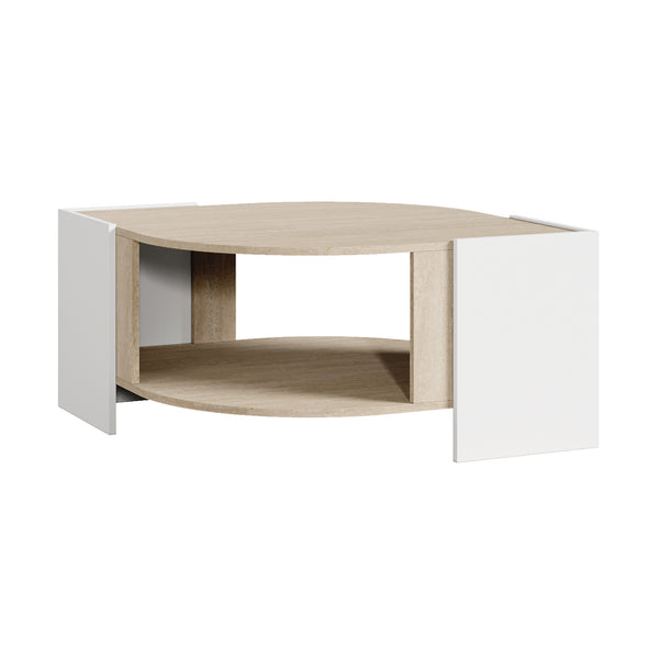 Mesa de centro Klipsari 75x75x40 cm [en.casa]