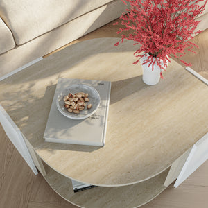 Mesa de centro Klipsari 75x75x40 cm [en.casa]