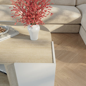 Mesa de centro Klipsari 75x75x40 cm [en.casa]