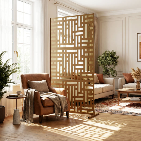 Tabique Bernalda con diseño atractivo acero En diferenres medidas - Negro [casa.pro]
