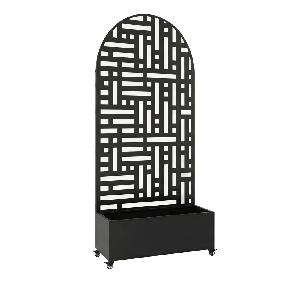 Tabique Bernalda con macetero en forma de arco [casa.pro]