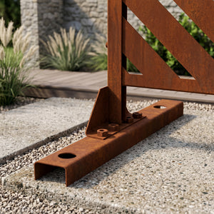Tabique Kekan exterior acero 180x90/120 cm [casa.pro]