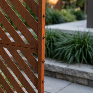 Tabique Kekan exterior acero 180x90/120 cm [casa.pro]