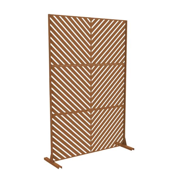 Tabique Kekan exterior acero 180x90/120 cm [casa.pro]
