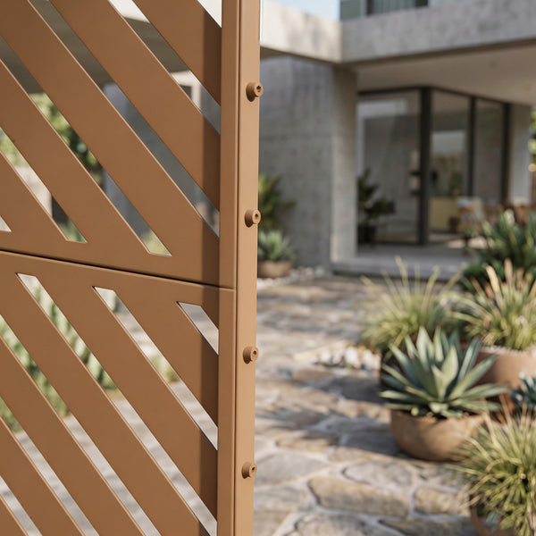 Tabique Kekan exterior acero 180x90/120 cm [casa.pro]