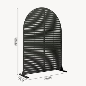 Tabique Nodepp forma de arco redondo acero [casa.pro]