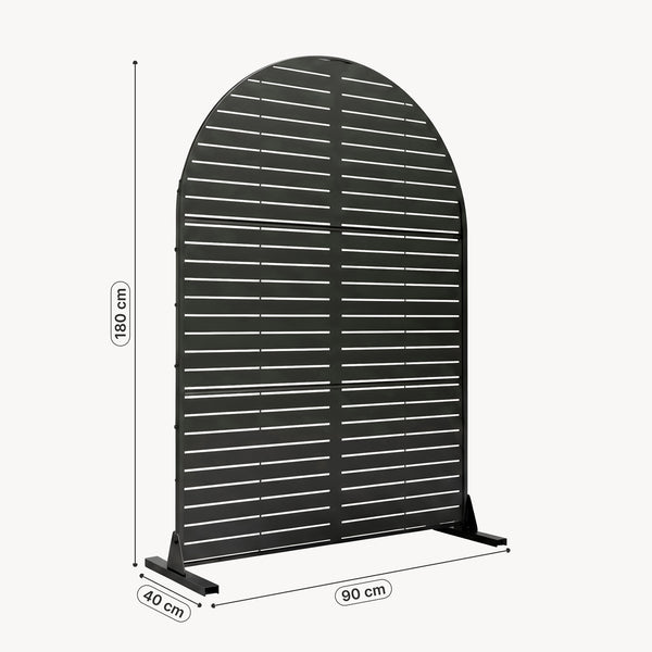 Tabique Nodepp forma de arco redondo acero [casa.pro]