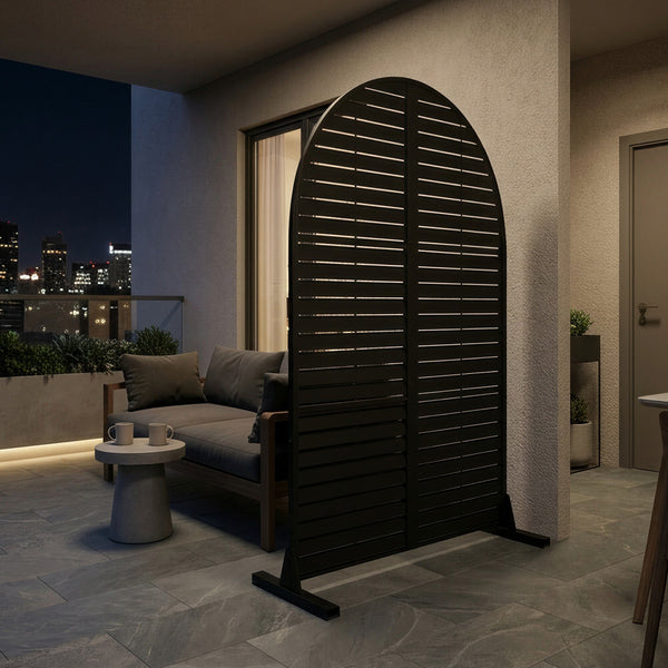 Tabique Nodepp forma de arco redondo acero [casa.pro]