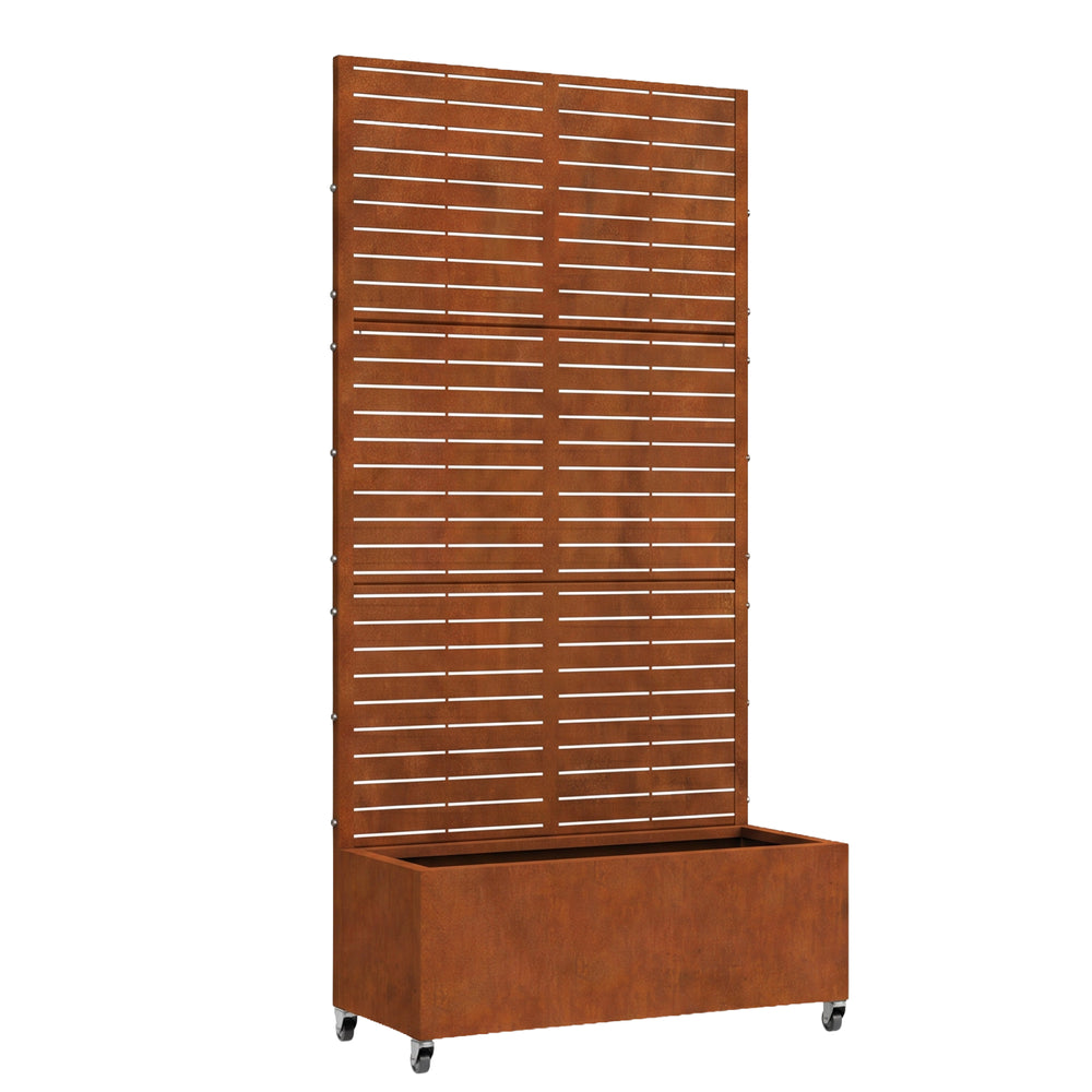 Biombo Nordepp acero [casa.pro]