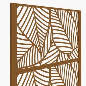 Tabique Surnskoki con jardinera acero 190x82x38cm - [casa.pro]