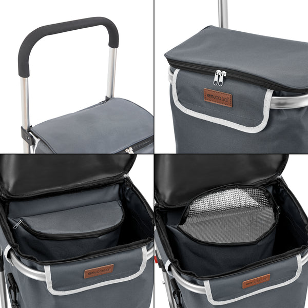 Carrito de compras para escaleras Neef plegable [en.casa]