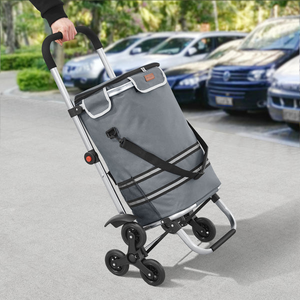 Carrito de compras para escaleras Neef plegable [en.casa]