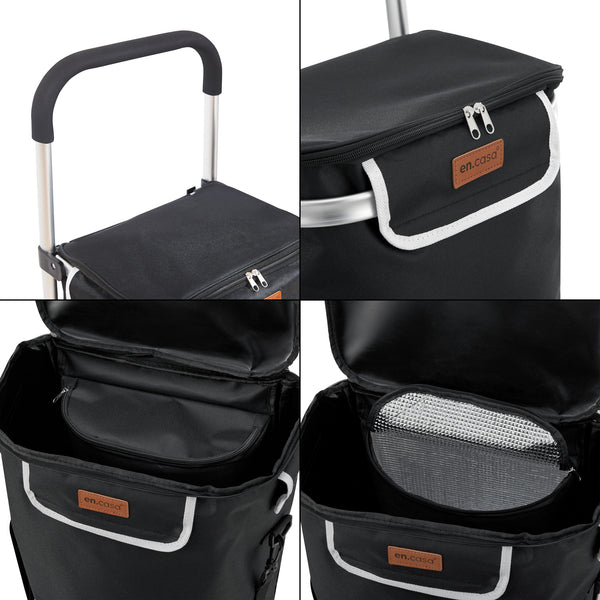 Carrito de compras para escaleras Neef plegable [en.casa]