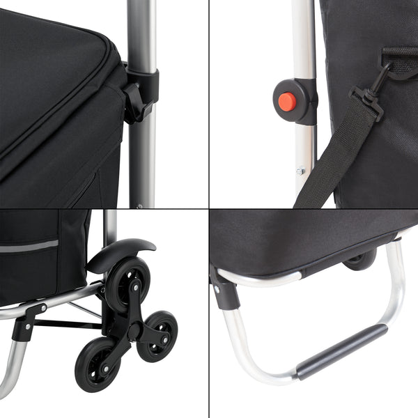 Carrito de compras para escaleras Neef plegable [en.casa]