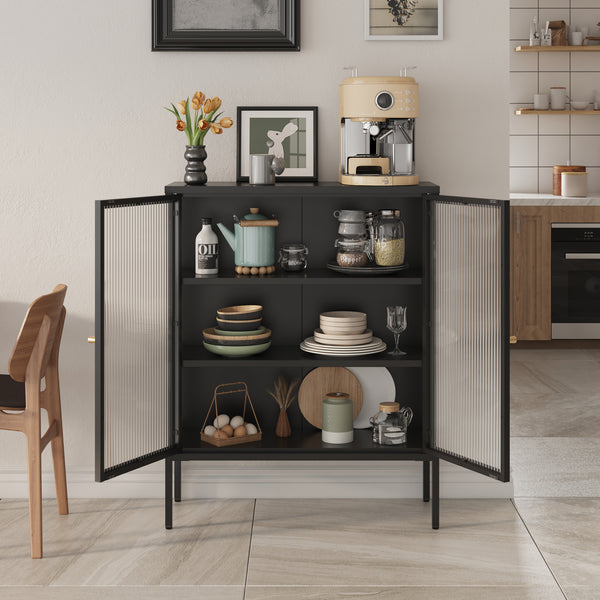 Aparador vitrina Vinterhavn [en.casa]