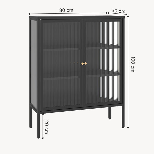 Aparador vitrina Vinterhavn [en.casa]