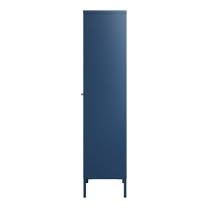 Vitrina Säkylä con puerta de cristal 3 estantes [en.casa]