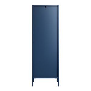 Vitrina Säkylä con puerta de cristal 3 estantes [en.casa]