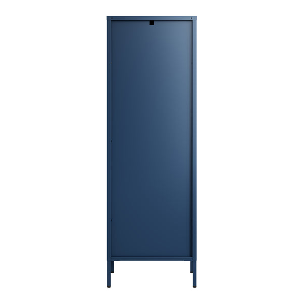 Vitrina Säkylä con puerta de cristal 3 estantes [en.casa]