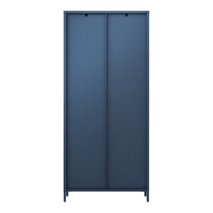 Vitrina Säkylä con puerta de cristal 3 estantes [en.casa]