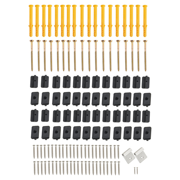 Juego completo de tarimas WPC Deilingen en varios colores y tamaños [neu.holz]