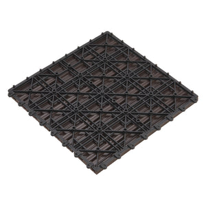 Baldosas WPC Schramberg juego de 11 piezas 1m² en varios colores [en.casa]