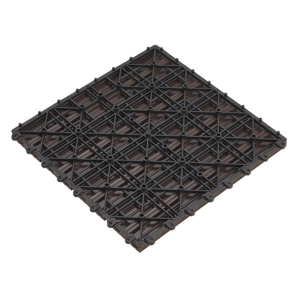 Baldosas WPC Schramberg juego de 11 piezas 1m² en varios colores [en.casa]