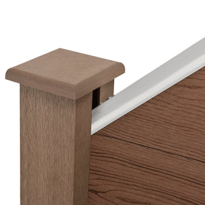 Valla de jardín Segovia WPC en varias versiones [neu.holz]