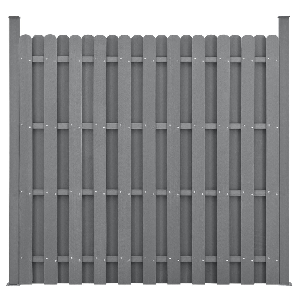 Valla de jardín WPC 185x193 cm [neu.holz] - premiumXL