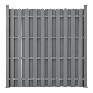Valla de jardín WPC 185x193 cm [madera.nueva]