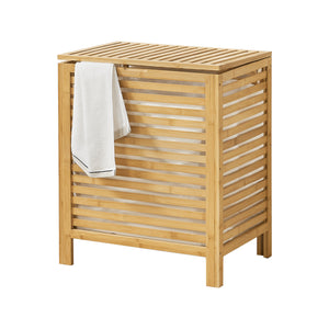 Cesto de ropa de bambú Skövde [en.casa] - premiumXL