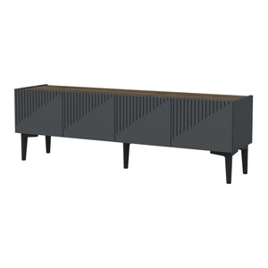 Mesa de televisión Oppdal 154x37x45cm [en.casa]