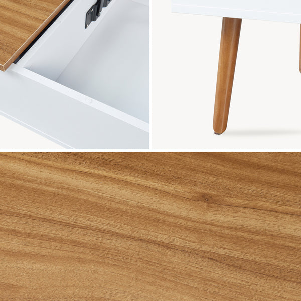 Mesa de centro con espacio de almacenamiento Flesen [en.casa]