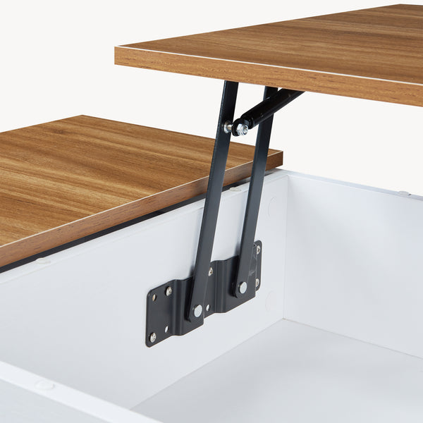 Mesa de centro con espacio de almacenamiento Flesen [en.casa]