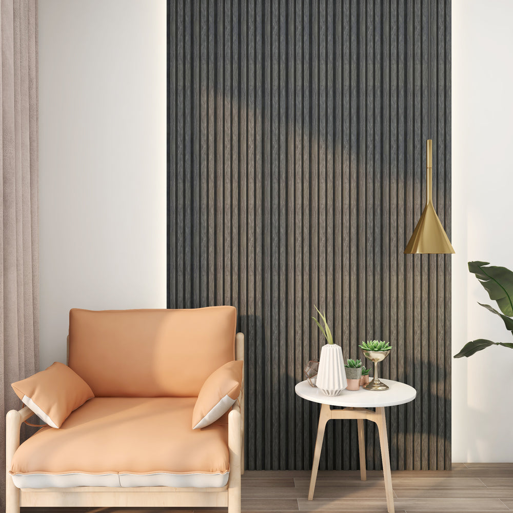Set de paneles de pared 3D Brunssum 195x12,2 cm - Efecto mármol gris [NEU.HOLZ]