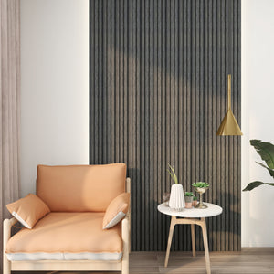 Set de paneles de pared 3D Brunssum 195x12,2 cm - Efecto mármol gris [NEU.HOLZ]