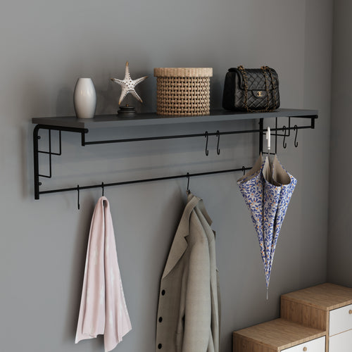Perchero de pared Ølstykke [en.casa] - premiumXL
