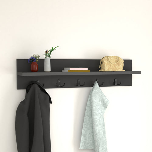 Perchero de pared Hammarö 80x11x18cm en varios colores [en.casa] - premiumXL