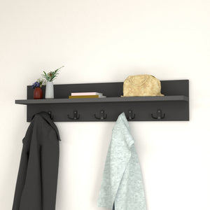 Perchero de pared Hammarö 80x11x18cm en varios colores [en.casa]