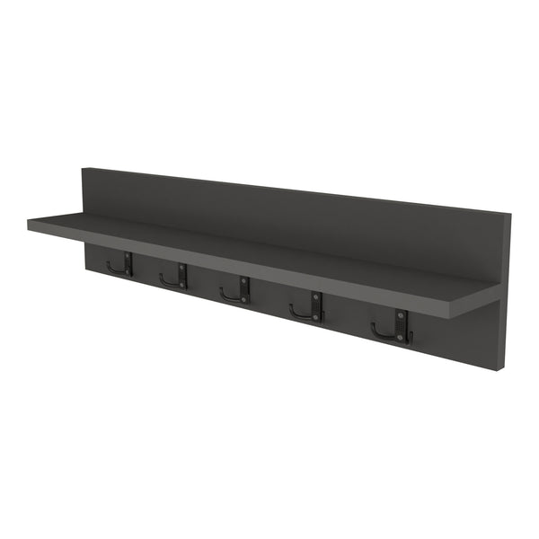 Perchero de pared Hammarö 80x11x18cm en varios colores [en.casa]