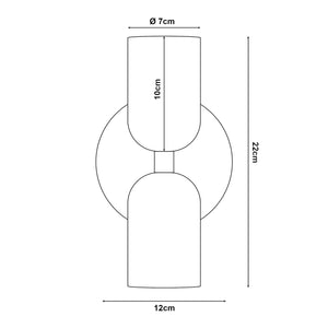 Lámpara de pared Trorlos [lux.pro]