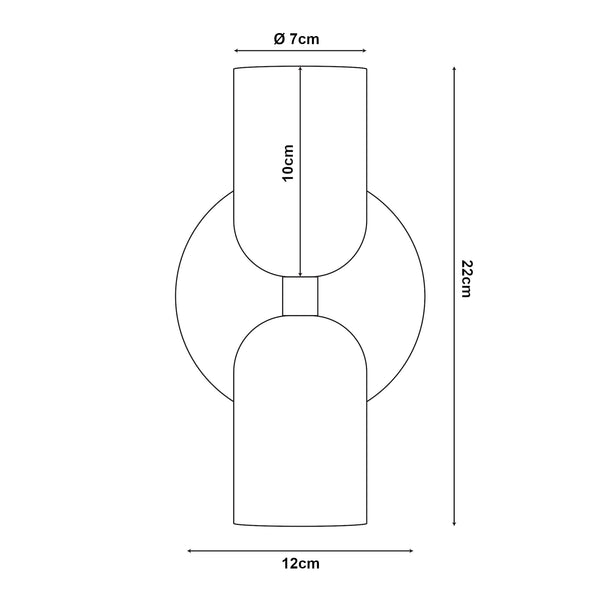 Lámpara de pared Trorlos [lux.pro]