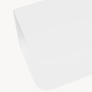 Mesita de noche flotante Notodden de 2 niveles acero 40x23x23cm - [en.casa]