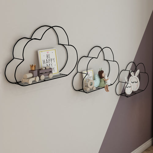 Conjunto de estantes de pared Tønder en juego de 3 [en.casa]