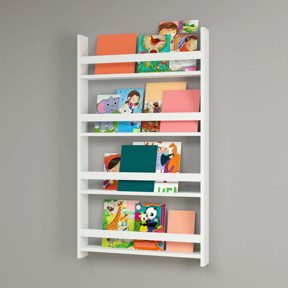 Estantería infantil Sotenäs 120x74x10cm blanco [en.casa] - premiumXL