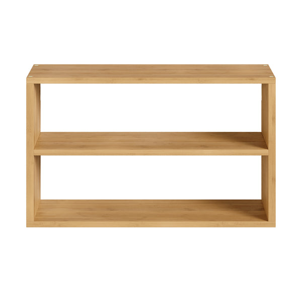 Estantería de pared Gol de 3 niveles para cocina baño bambú 50 x 15 x 30 cm - Natural [en.casa]