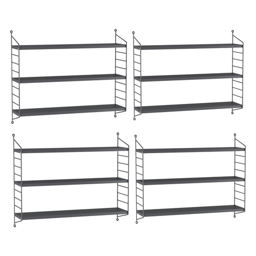 Estantería de pared modular Strängnäs [en.casa] - premiumXL