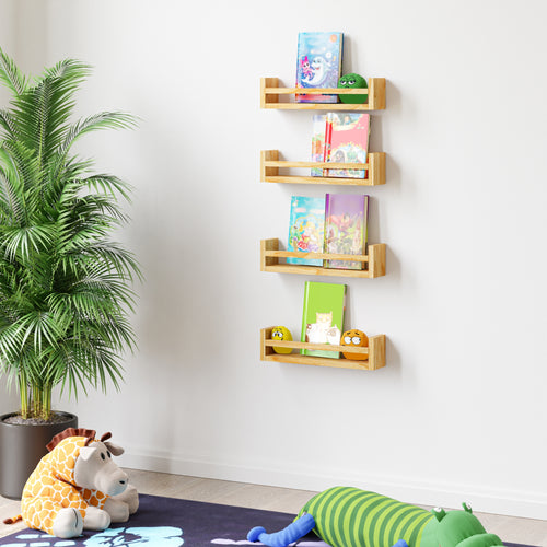 Estantería de pared Nykarleby juego de 4 [en.casa]